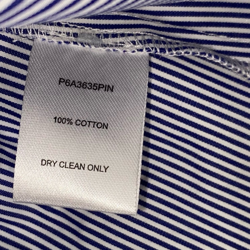 Parker Blue Striped Ruffle Blouse - Picture 9 of 9